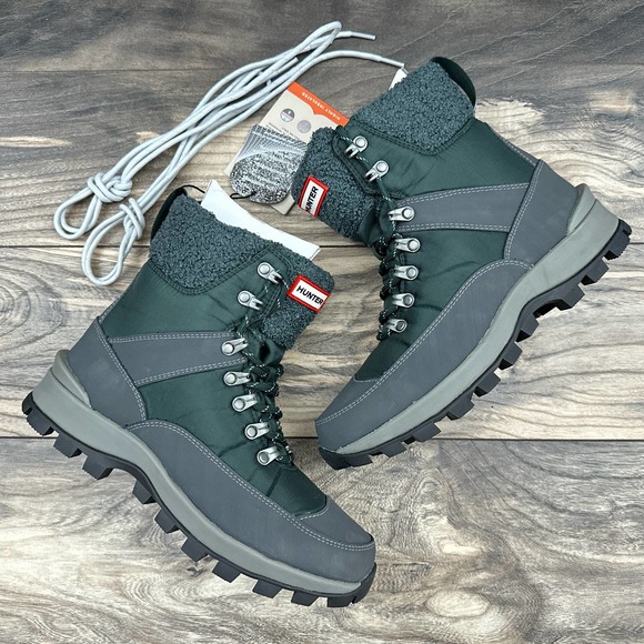NIB Hunter Recycled Poly Commando Boots Waterproof Insulated 8 39 - Picture 2 of 12